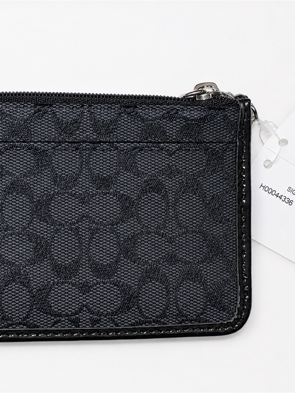Coach Black Zip Card Case